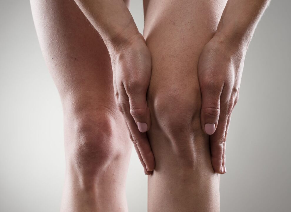 Οστεοαρθρίτιδα της άρθρωσης του γόνατος, που εκδηλώνεται ως πόνος και δυσκαμψία